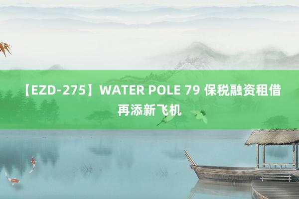 【EZD-275】WATER POLE 79 保税融资租借再添新飞机