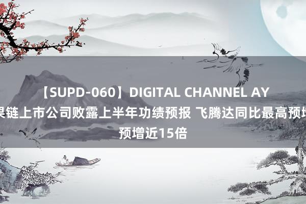 【SUPD-060】DIGITAL CHANNEL AYA 17家果链上市公司败露上半年功绩预报 飞腾达同比最高预增近15倍