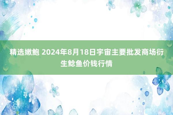 精选嫩鲍 2024年8月18日宇宙主要批发商场衍生鲶鱼价钱行情