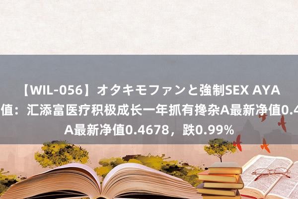 【WIL-056】オタキモファンと強制SEX AYA 8月23日基金净值：汇添富医疗积极成长一年抓有搀杂A最新净值0.4678，跌0.99%